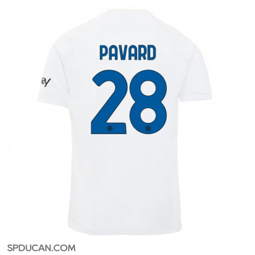 Muški Nogometni Dres Inter Milan Benjamin Pavard #28 Gostujuci 2023-24 Kratak Rukav